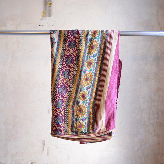 Vintage Pure Silk Saree Fabric