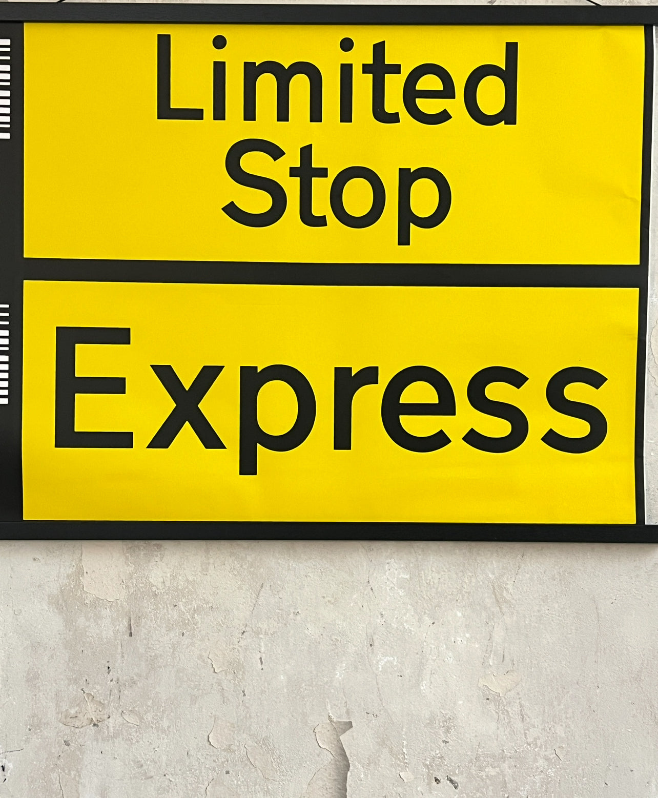 Edinburgh Destination Bus Blind - Limited Stop / Express