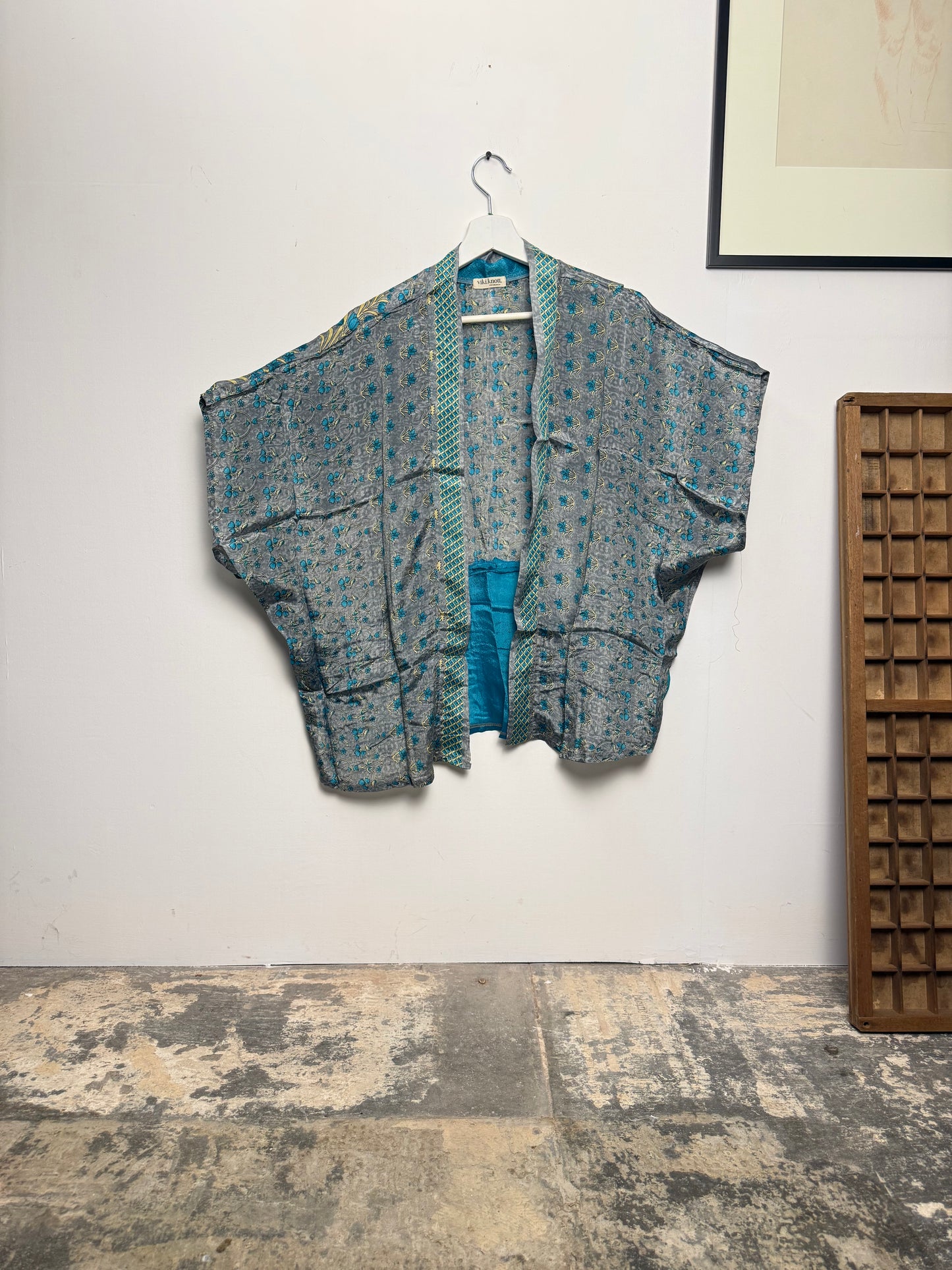 Vintage Saree Silk Shrug Blouse