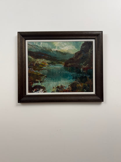 Hamish Lawrie (1919–1987) | Highland Lochan | Original Scottish Oil Painting