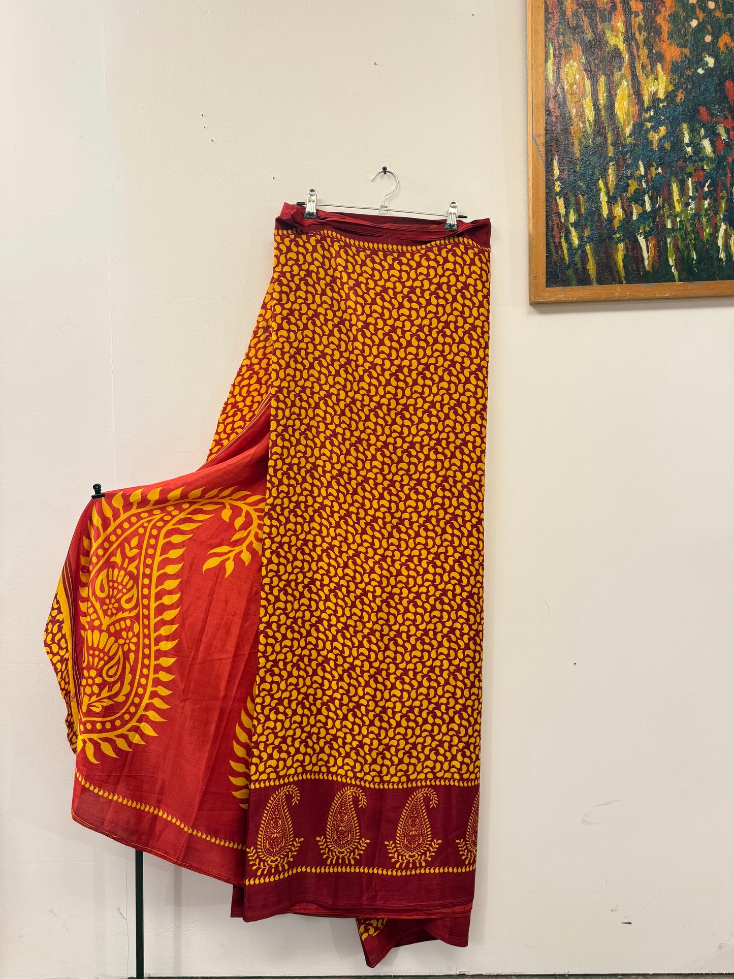Vintage Pure Silk Saree Fabric