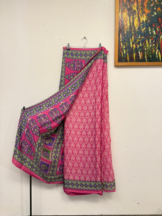 Vintage Pure Silk Saree Fabric