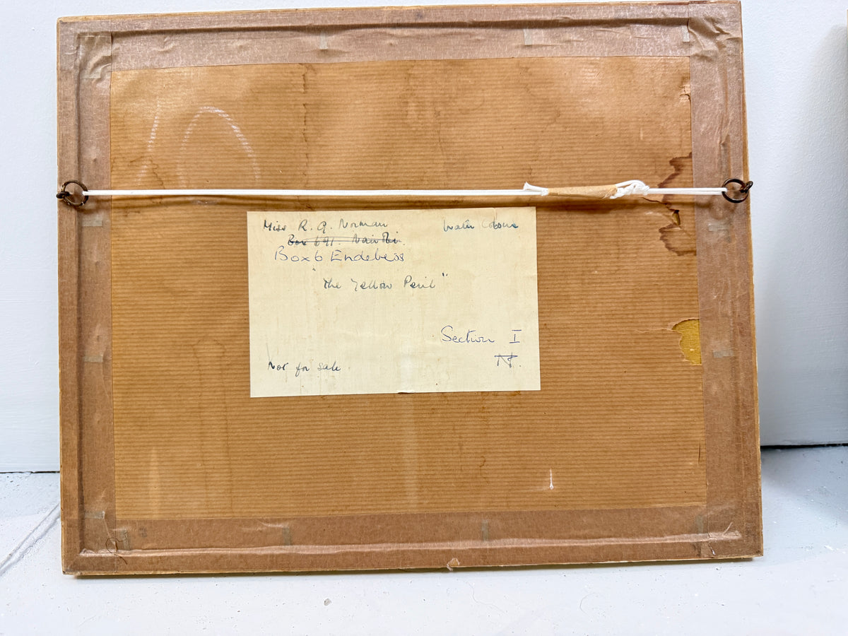 The Yellow Peril | Original Marine Watercolour | c.1930-1950