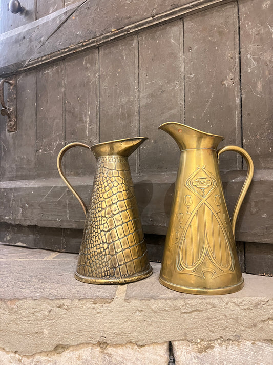 Two Brass Jugs ~ Joseph Sankey and Sons