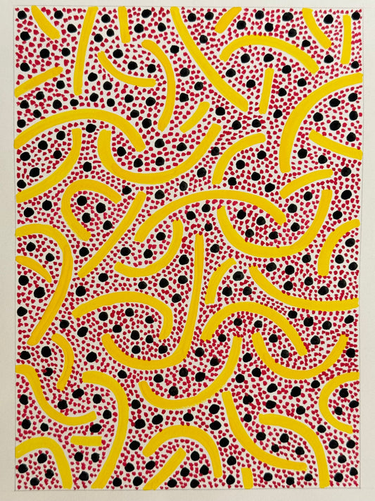Pointillist Ink on Paper Original Artwork No.32 - ARTHUR ALLAN WILSON, Scottish | 1944-2024