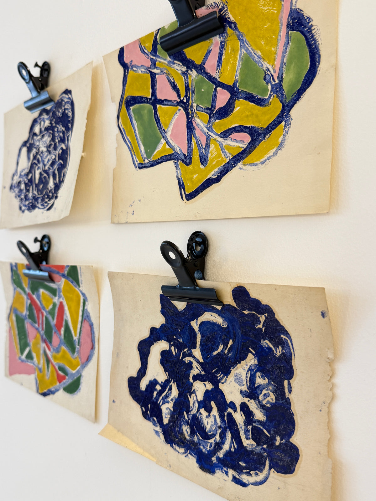 Four Original Abstract Studies - RENDELL WELLS, Scottish | 1911-1997