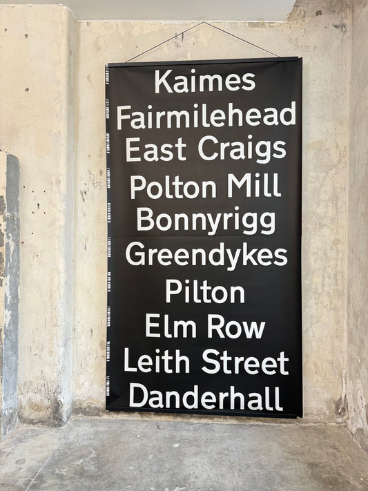 Edinburgh Destination Bus Blind - Kaimes to Danderhall