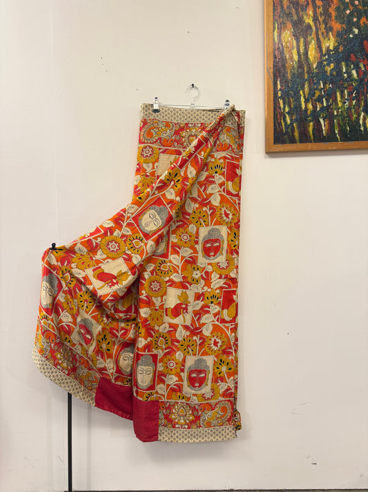 Vintage Pure Silk Saree Fabric