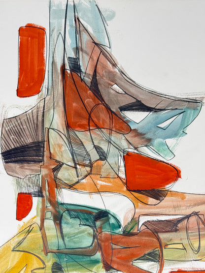 Colour Wash Original Artwork No.408 - ARTHUR ALLAN WILSON, Scottish | 1944-2024