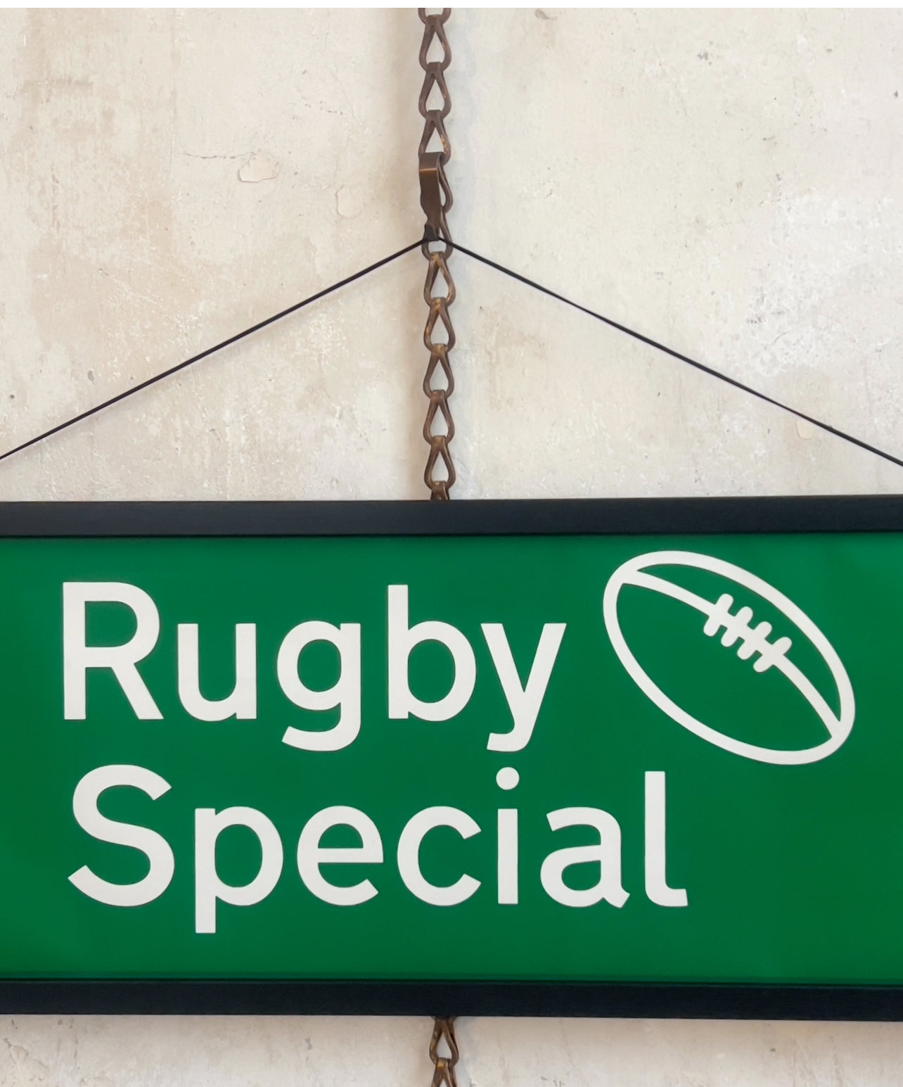 Edinburgh Destination Bus Blind - Rugby Special