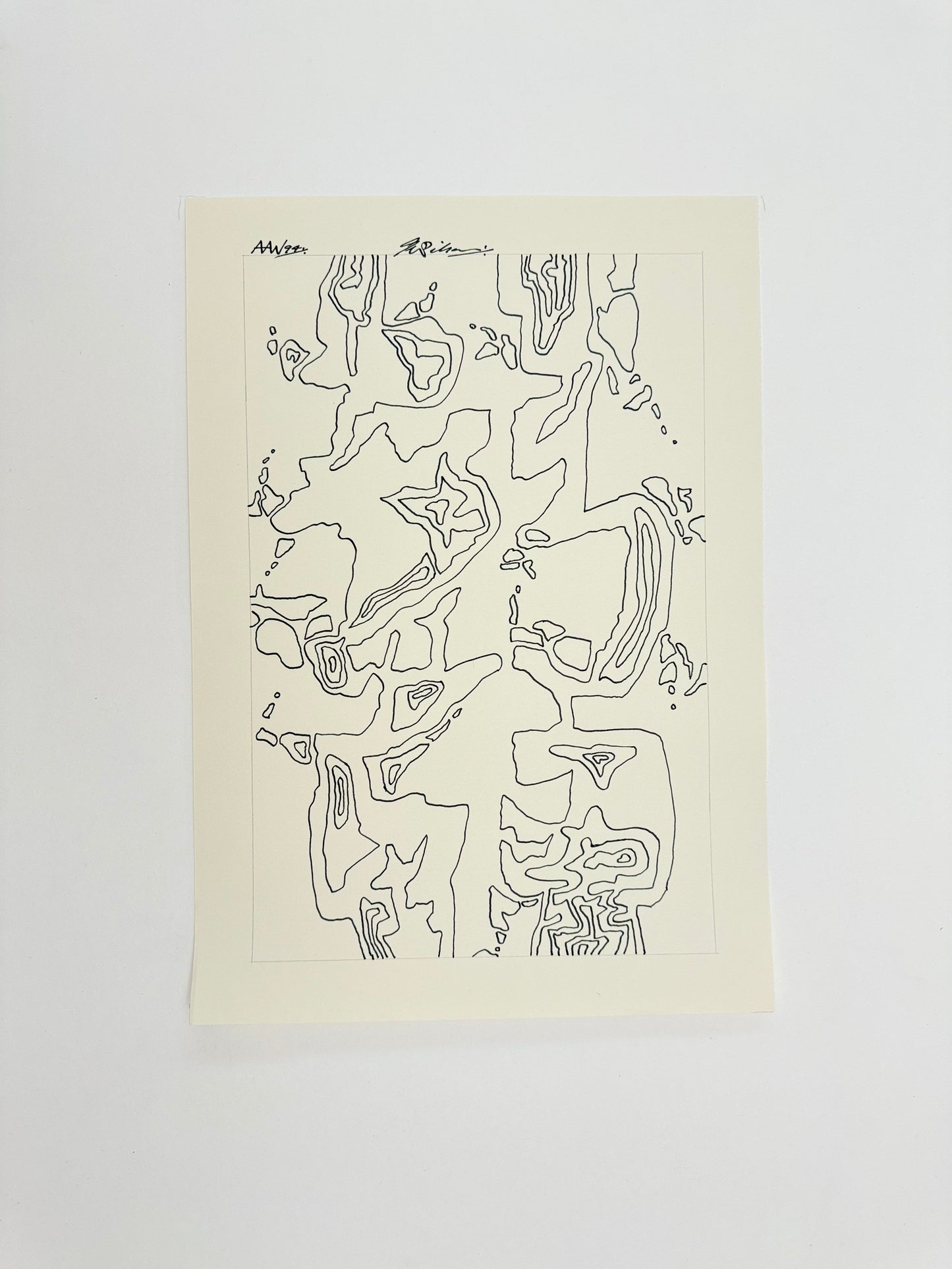 Monochromatic Original Artwork No.229- ARTHUR ALLAN WILSON, Scottish | 1944-2024