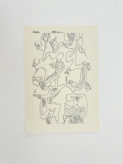 Monochromatic Original Artwork No.229- ARTHUR ALLAN WILSON, Scottish | 1944-2024