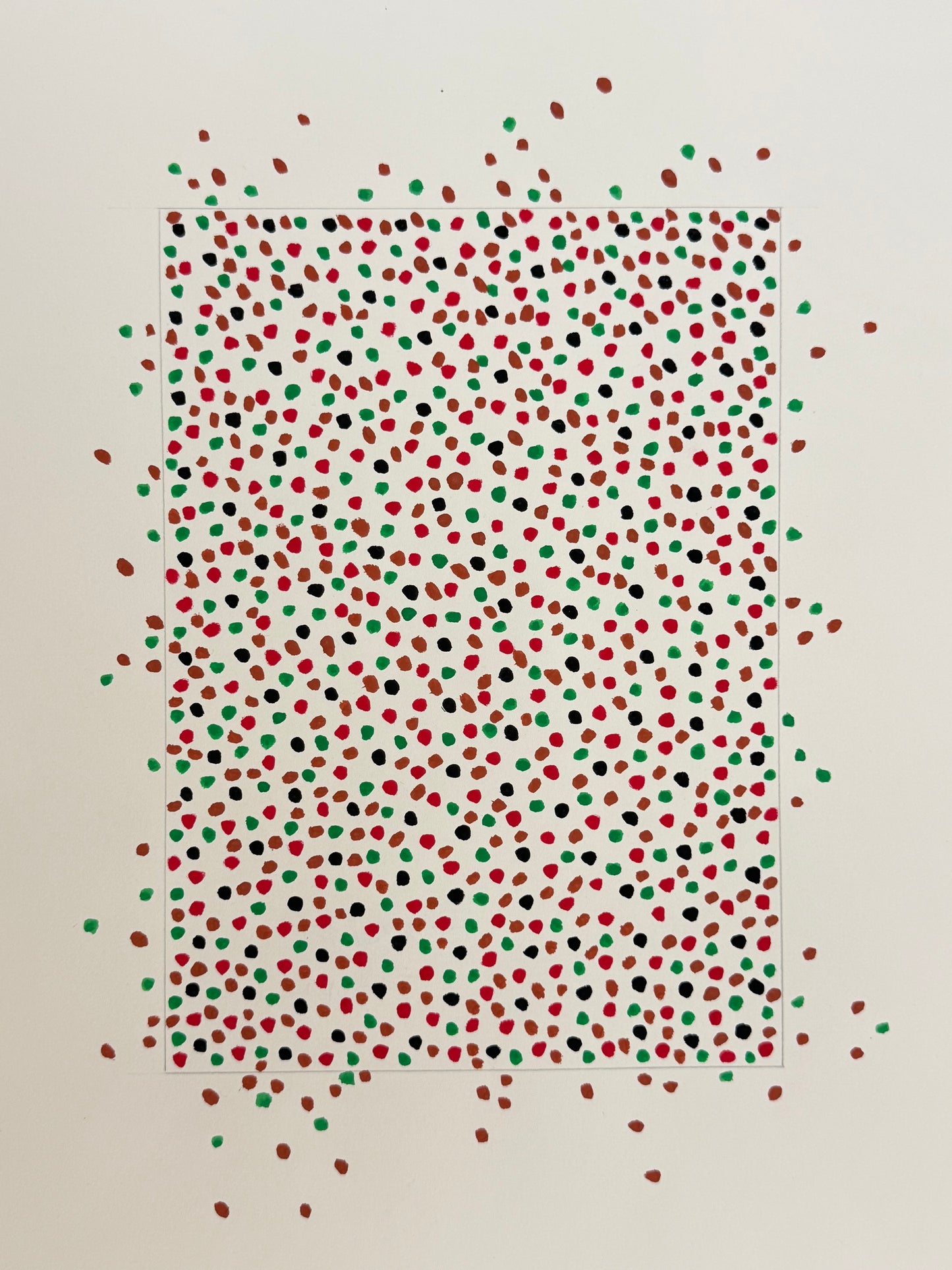 Pointillist Ink on Paper Original Artwork No.5 - ARTHUR ALLAN WILSON, Scottish | 1944-2024