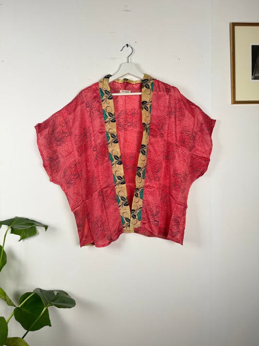 Vintage Saree Silk Shrug Blouse
