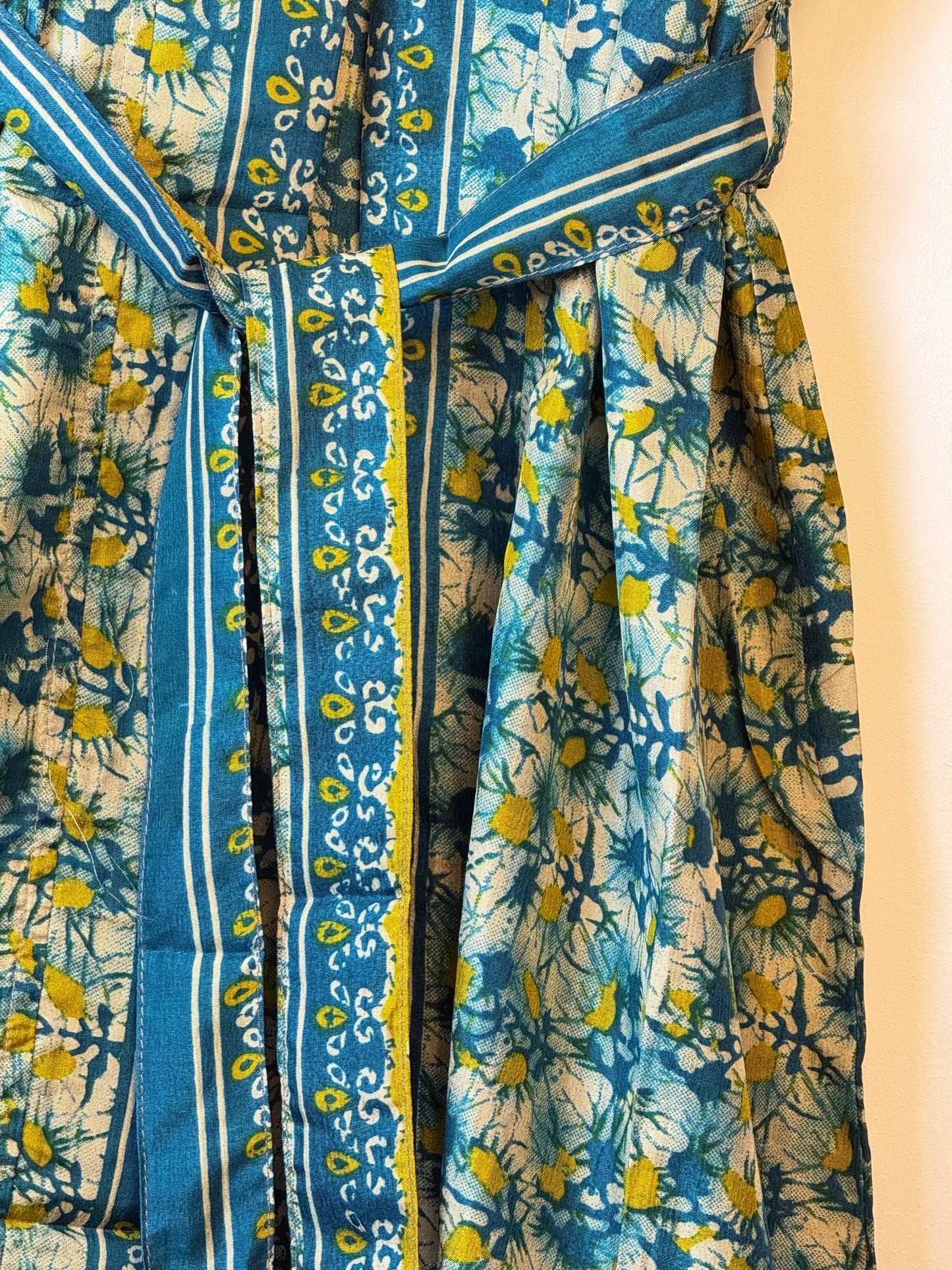 Vintage Saree Silk Kimono / Duster - Long