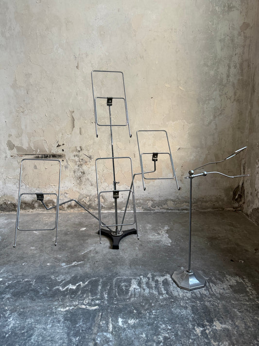 Pair of 1920’s Shop Display Chrome Shirt Stands