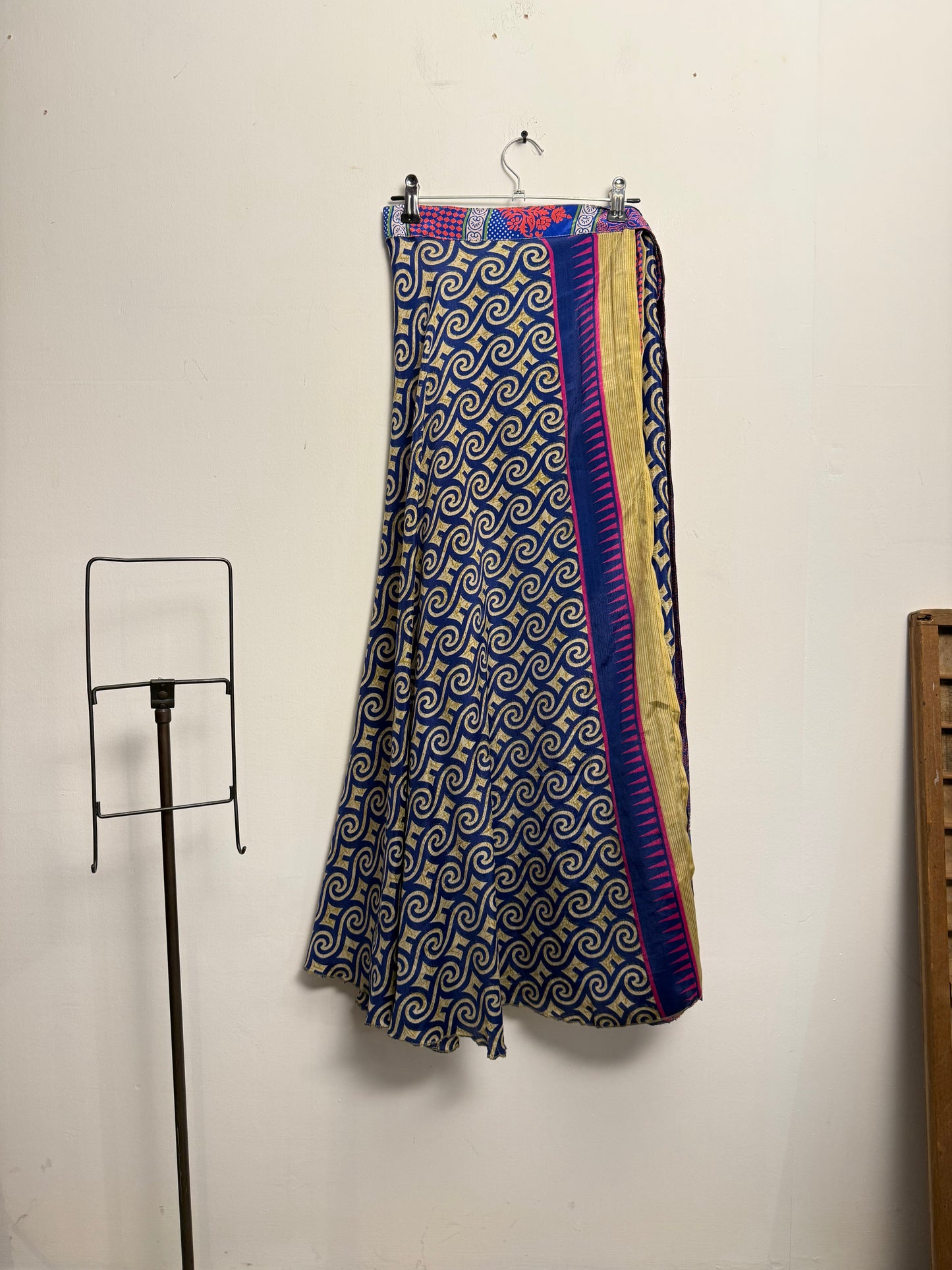 Vintage Saree Silk Wrap Skirt