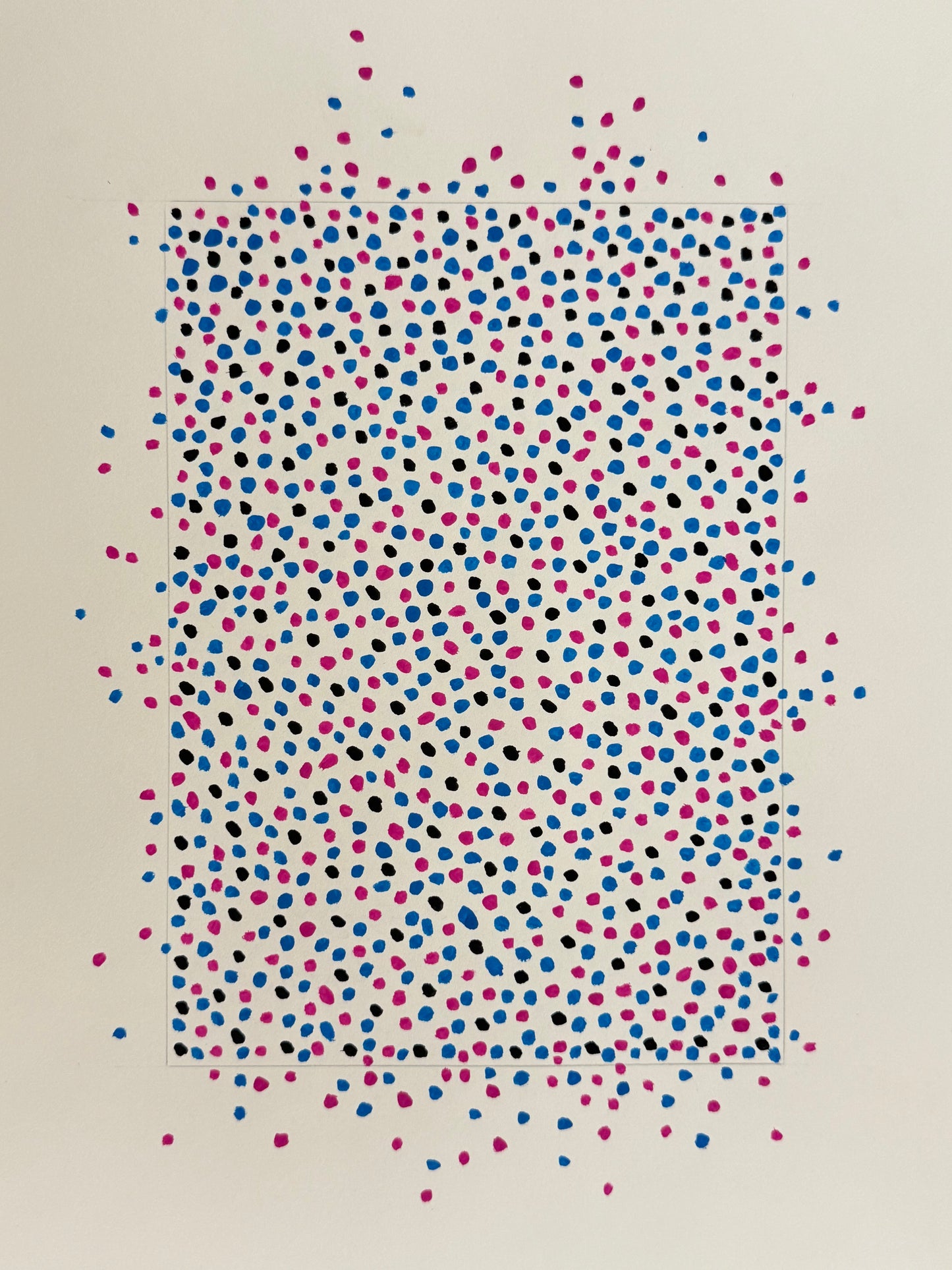 Pointillist Ink on Paper Original Artwork No.6 - ARTHUR ALLAN WILSON, Scottish | 1944-2024