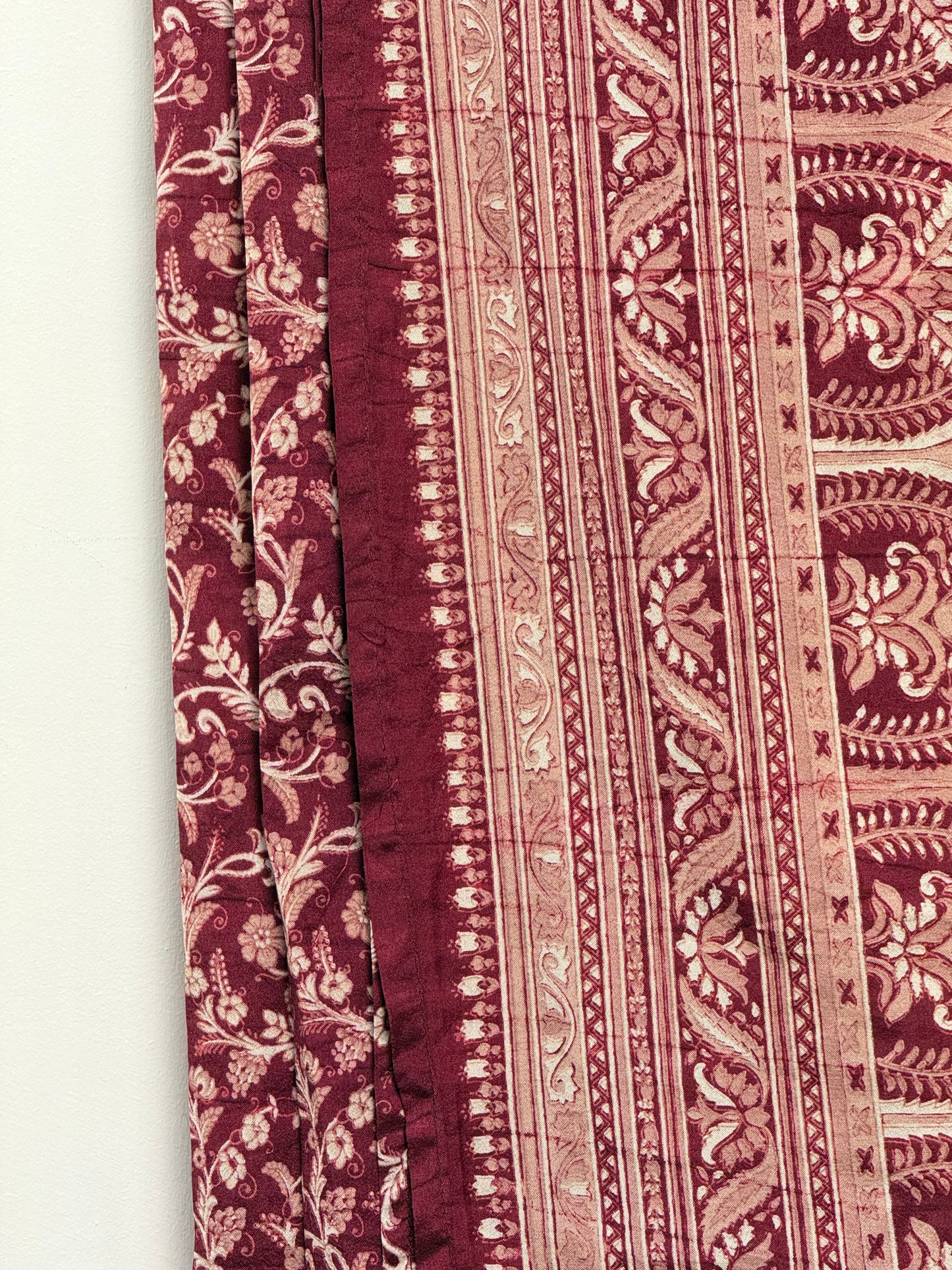 Vintage Pure Silk Saree Fabric