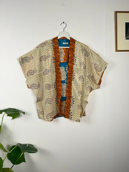 Vintage Saree Silk Shrug Blouse