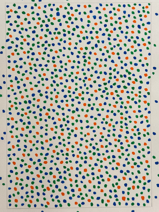 Pointillist Ink on Paper Original Artwork No.17 - ARTHUR ALLAN WILSON, Scottish | 1944-2024