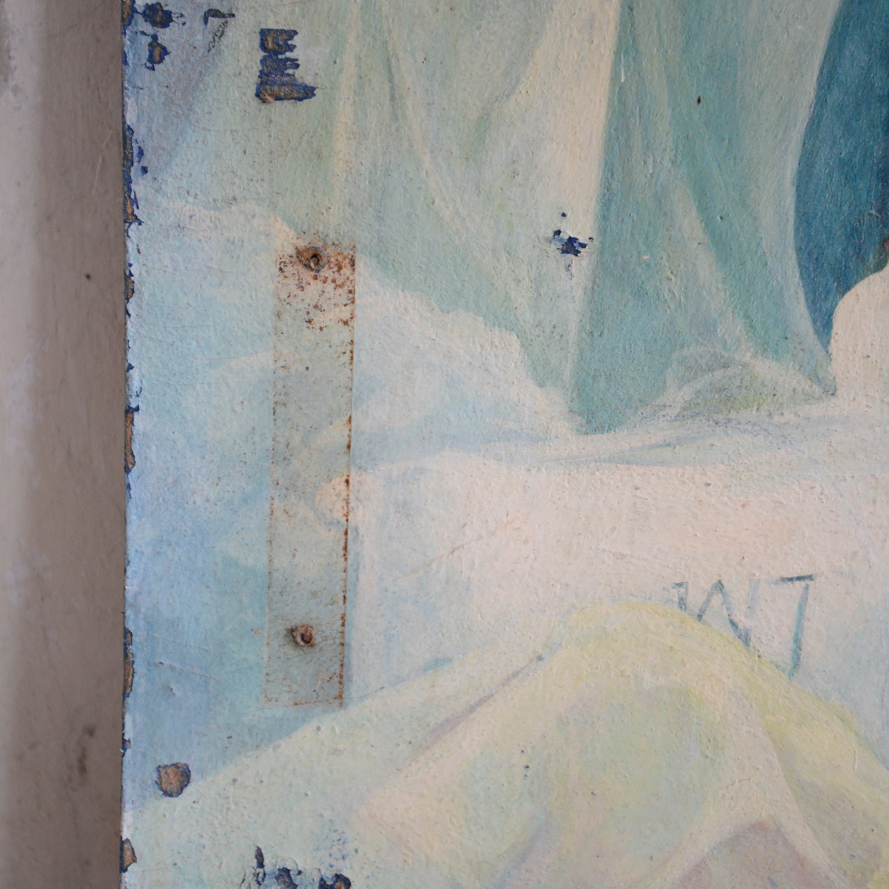 Triptych Of Polar Exploration Scenes / J Mills , (c. 1960s)