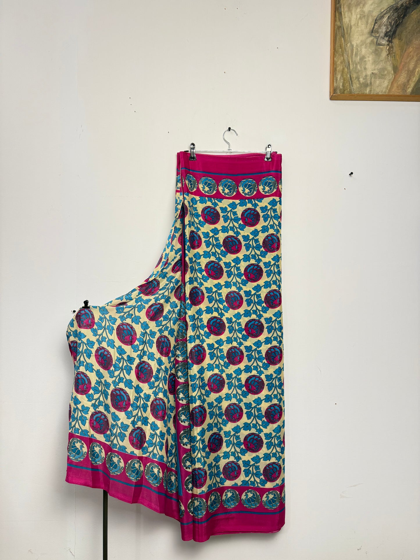 Vintage Pure Silk Saree Fabric