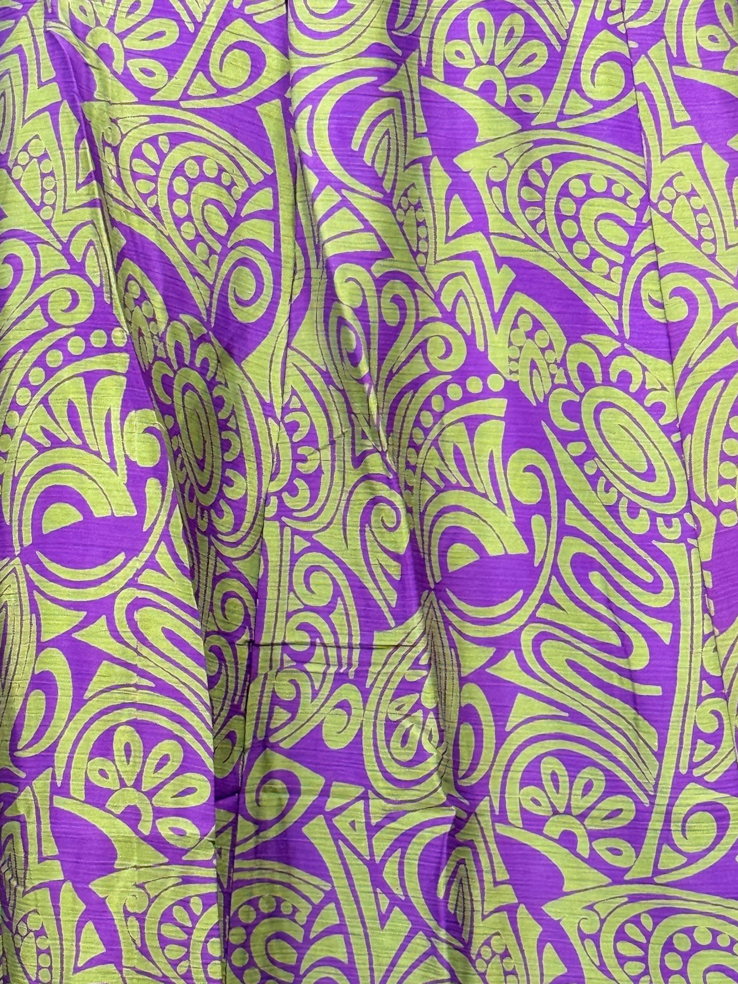 Vintage Saree Silk Pleated Skirt