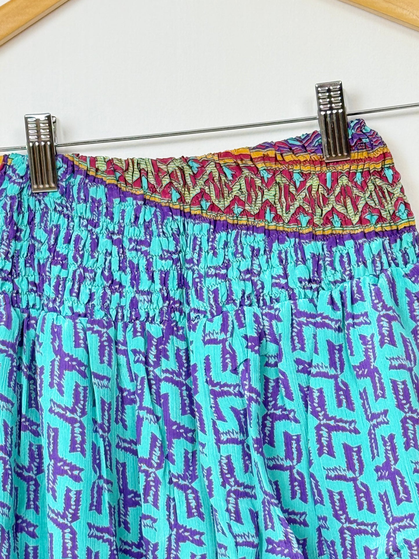 Vintage Saree Silk Trousers & Shirt Co-ordinated Set