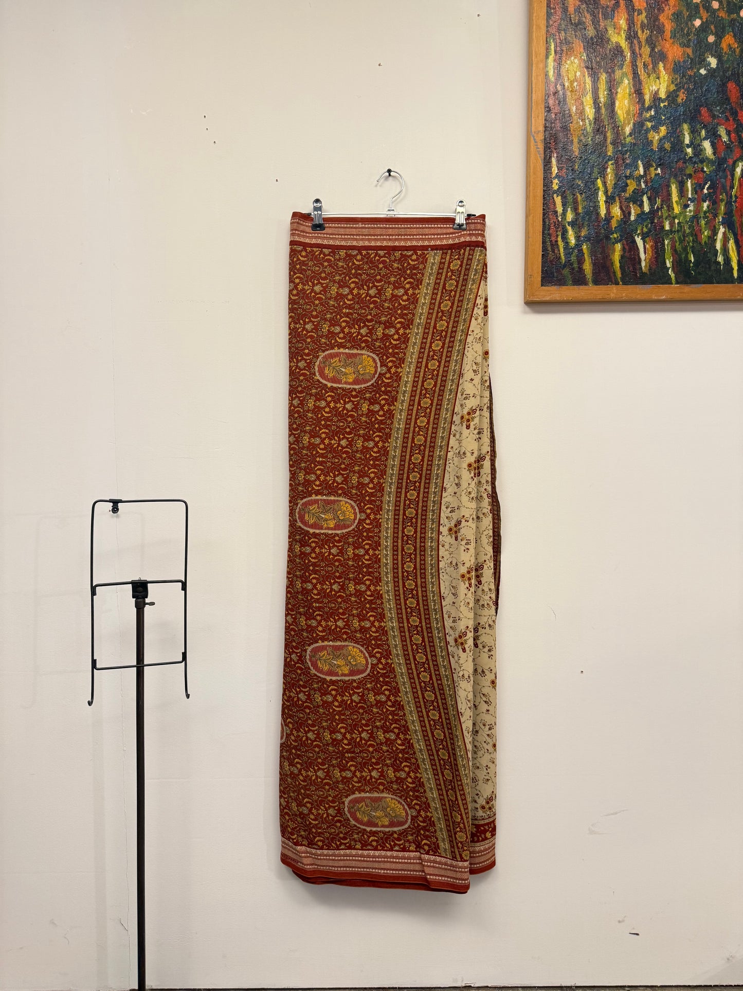 Vintage Pure Silk Saree Fabric