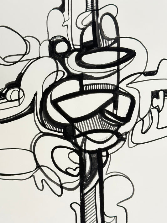 Monochromatic Original Artwork No.249 - ARTHUR ALLAN WILSON, Scottish | 1944-2024