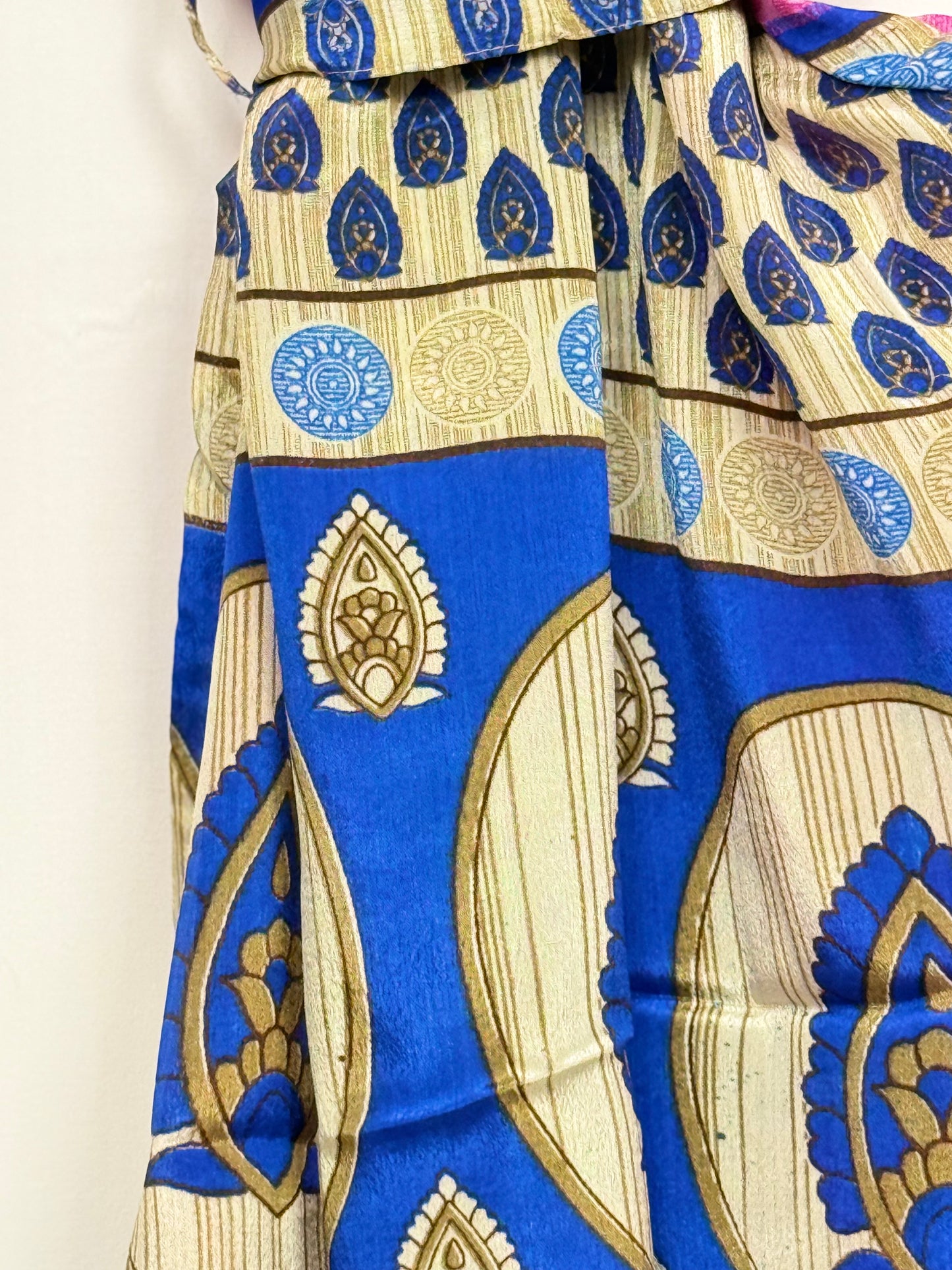 Vintage Saree Silk Kimono / Duster - Short
