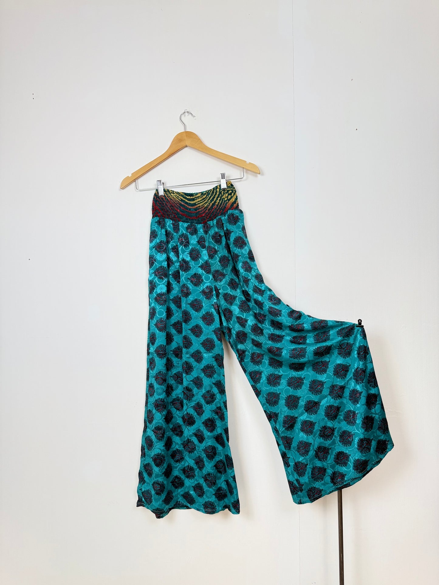 Vintage Saree Silk Trousers & Shirt Co-ordinated Set