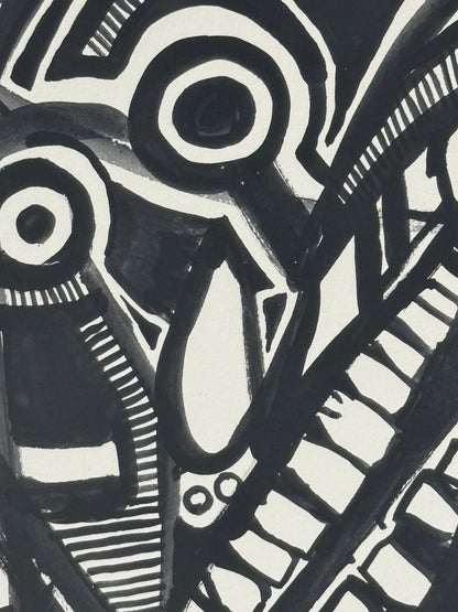 Monochromatic Original Artwork No.318 - ARTHUR ALLAN WILSON, Scottish | 1944-2024