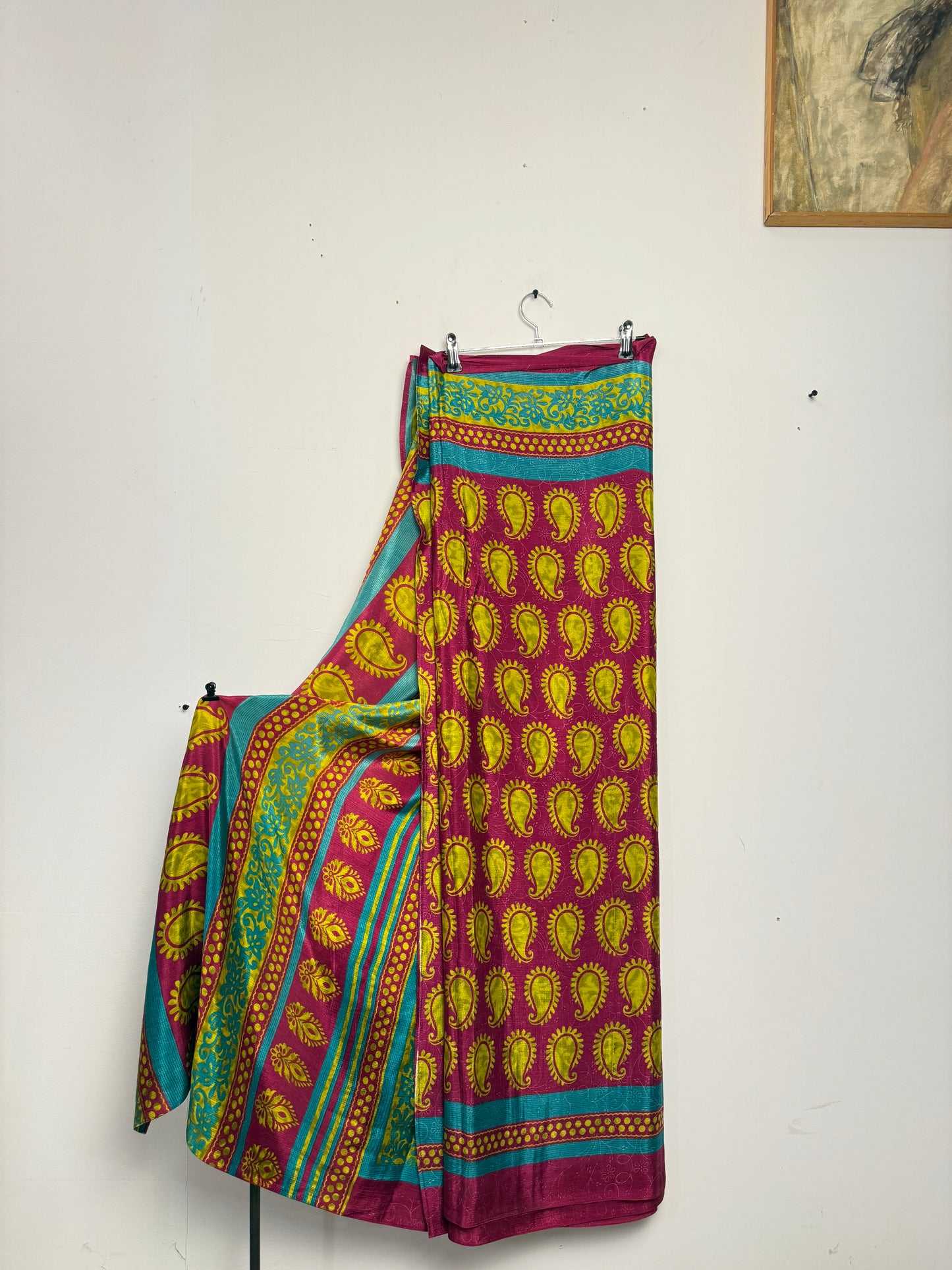 Vintage Pure Silk Saree Fabric