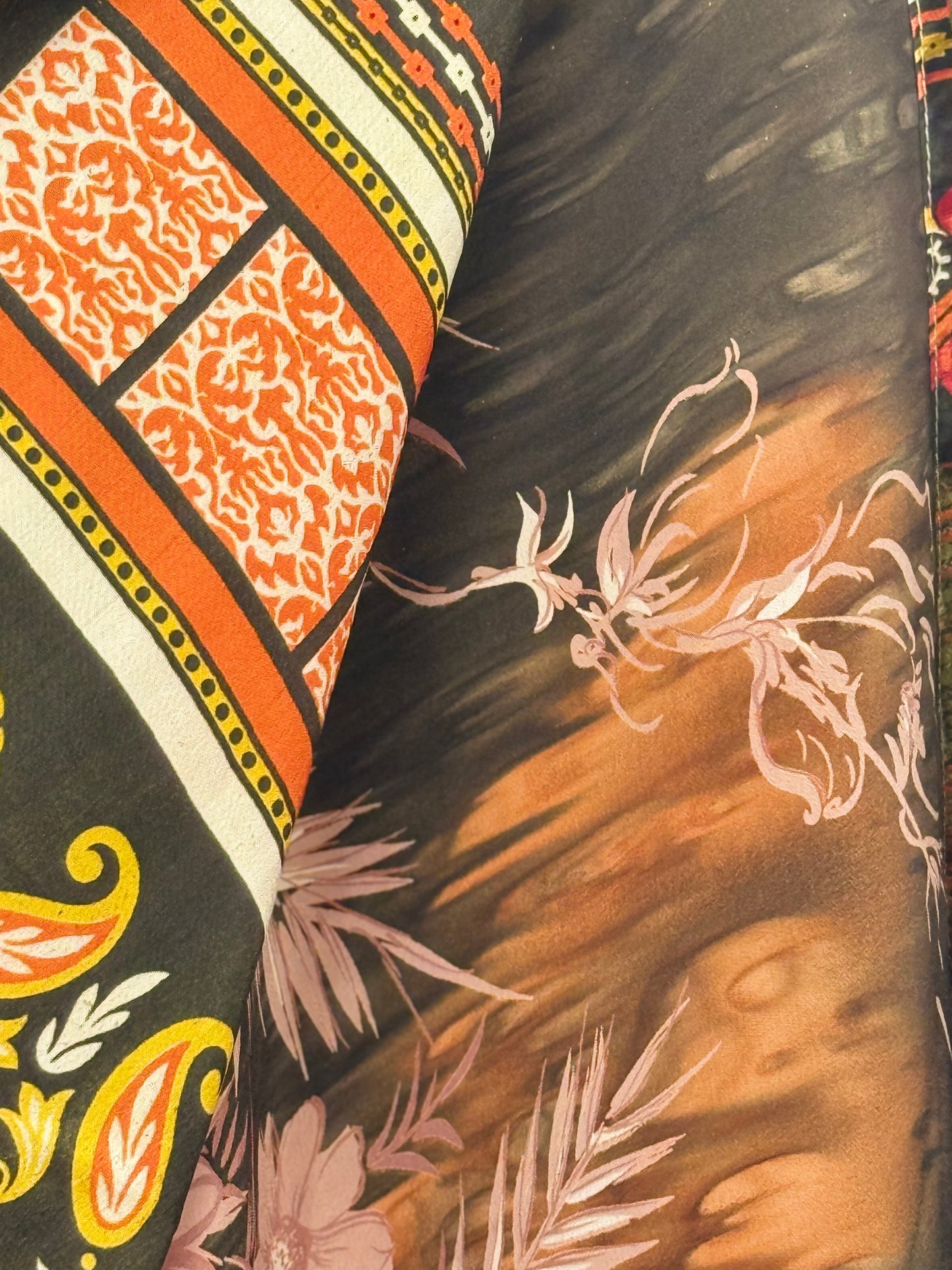 Vintage Saree Silk Wrap Skirt