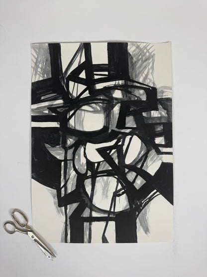 Monochromatic Original Artwork No.324 - ARTHUR ALLAN WILSON, Scottish | 1944-2024