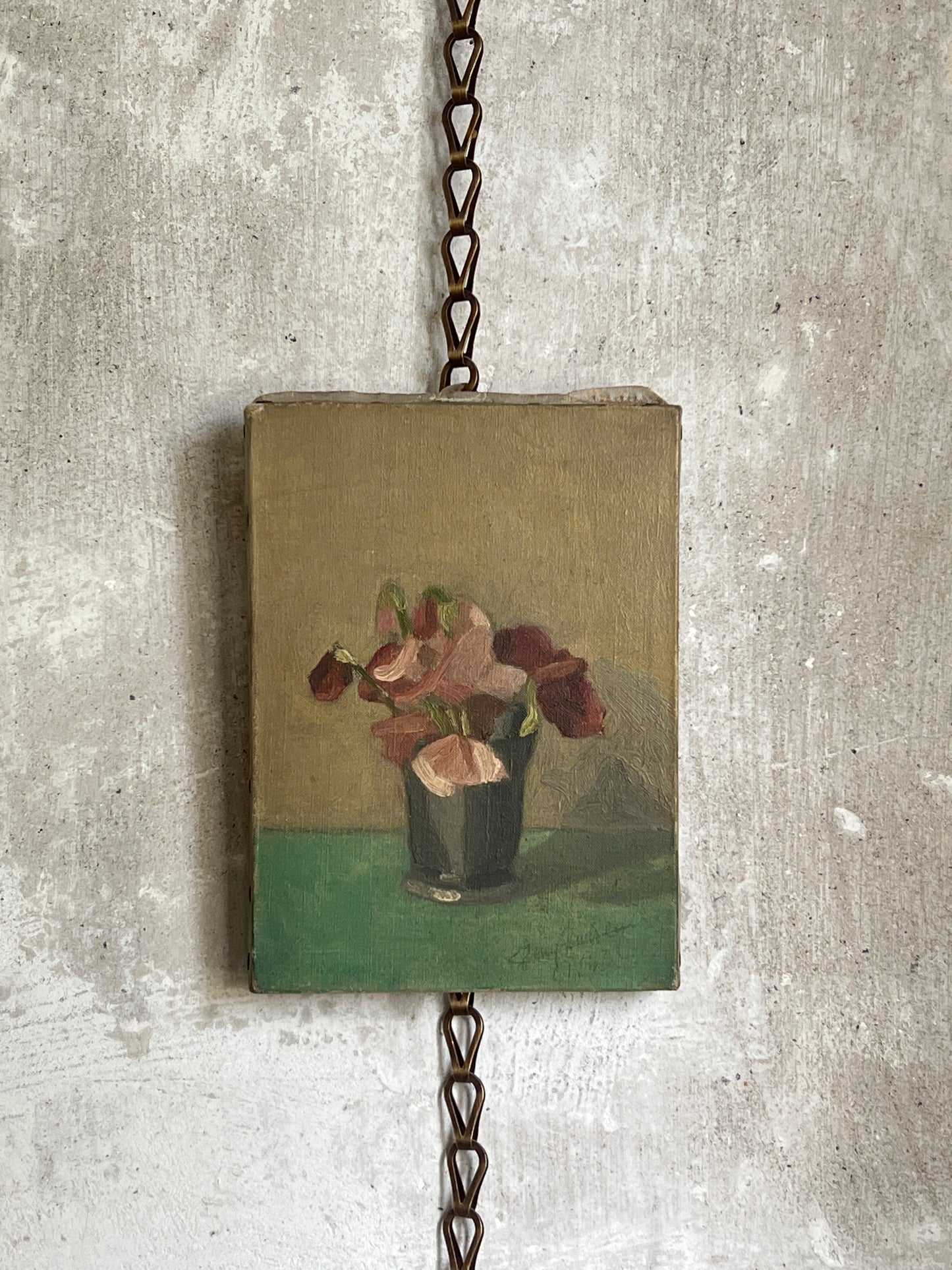 Diminutive French 1940's Still Life Painting