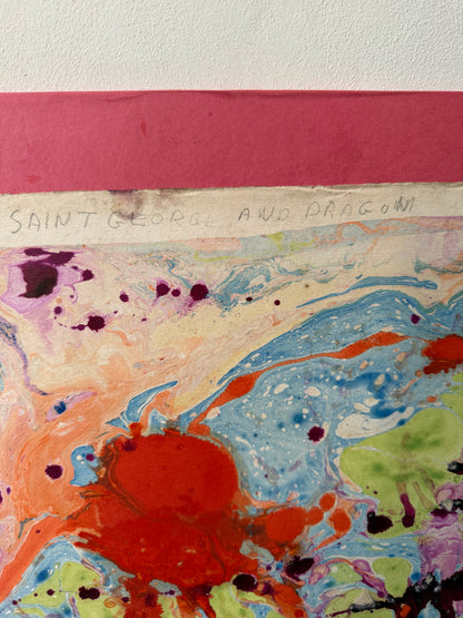 Marbled Abstract George & Dragon - Patricia Arnett NDD DFA | English, 1923-2022