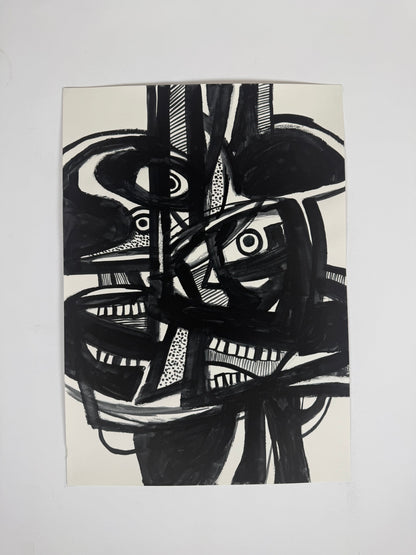 Monochromatic Original Artwork No.317 - ARTHUR ALLAN WILSON, Scottish | 1944-2024