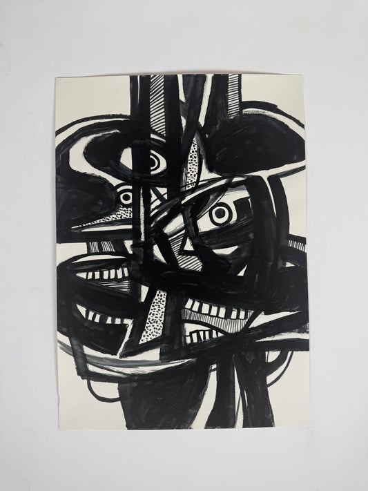 Monochromatic Original Artwork No.317 - ARTHUR ALLAN WILSON, Scottish | 1944-2024