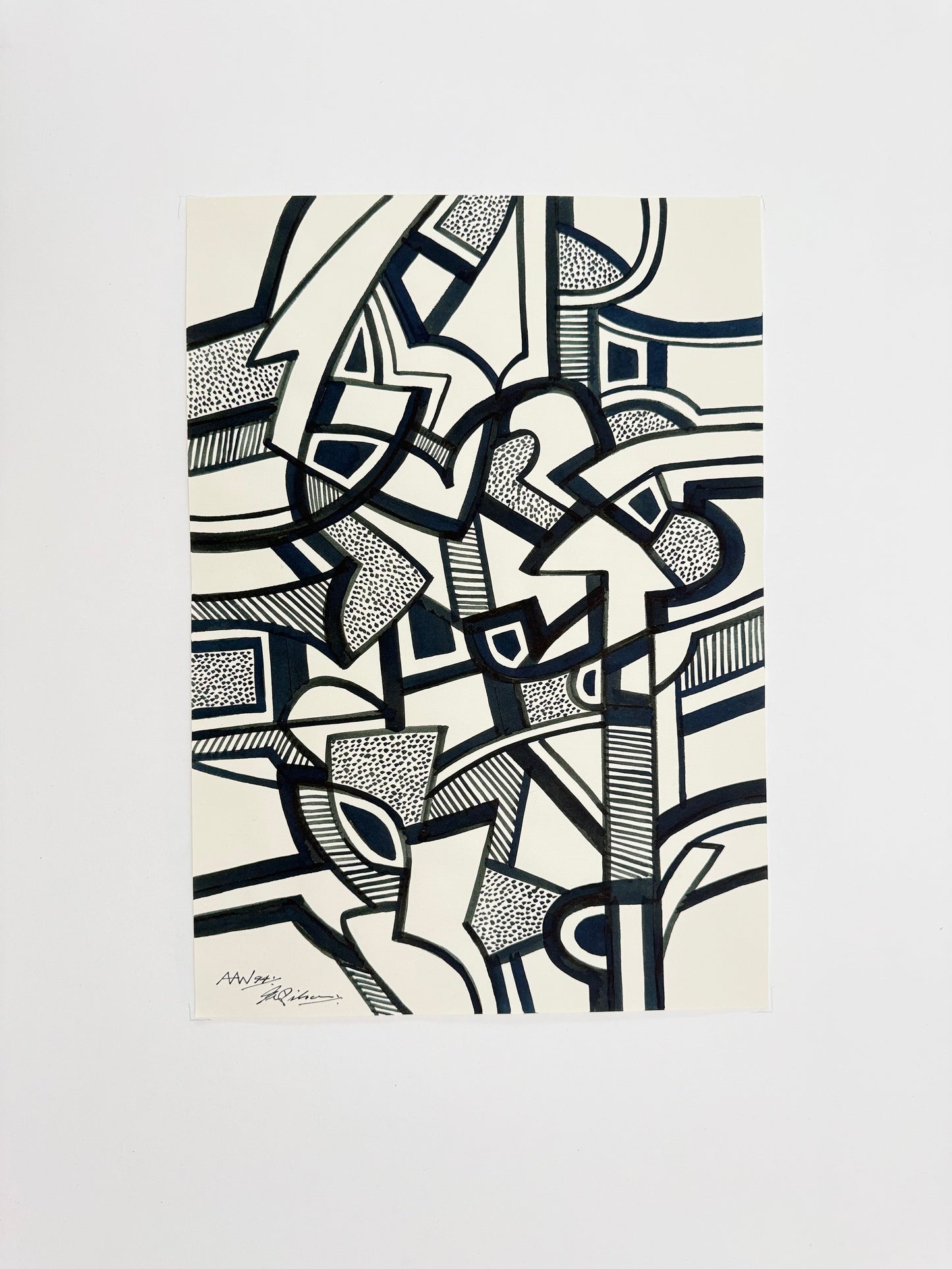 Monochromatic Original Artwork No.242 - ARTHUR ALLAN WILSON, Scottish | 1944-2024