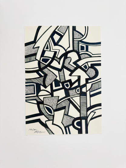 Monochromatic Original Artwork No.242 - ARTHUR ALLAN WILSON, Scottish | 1944-2024