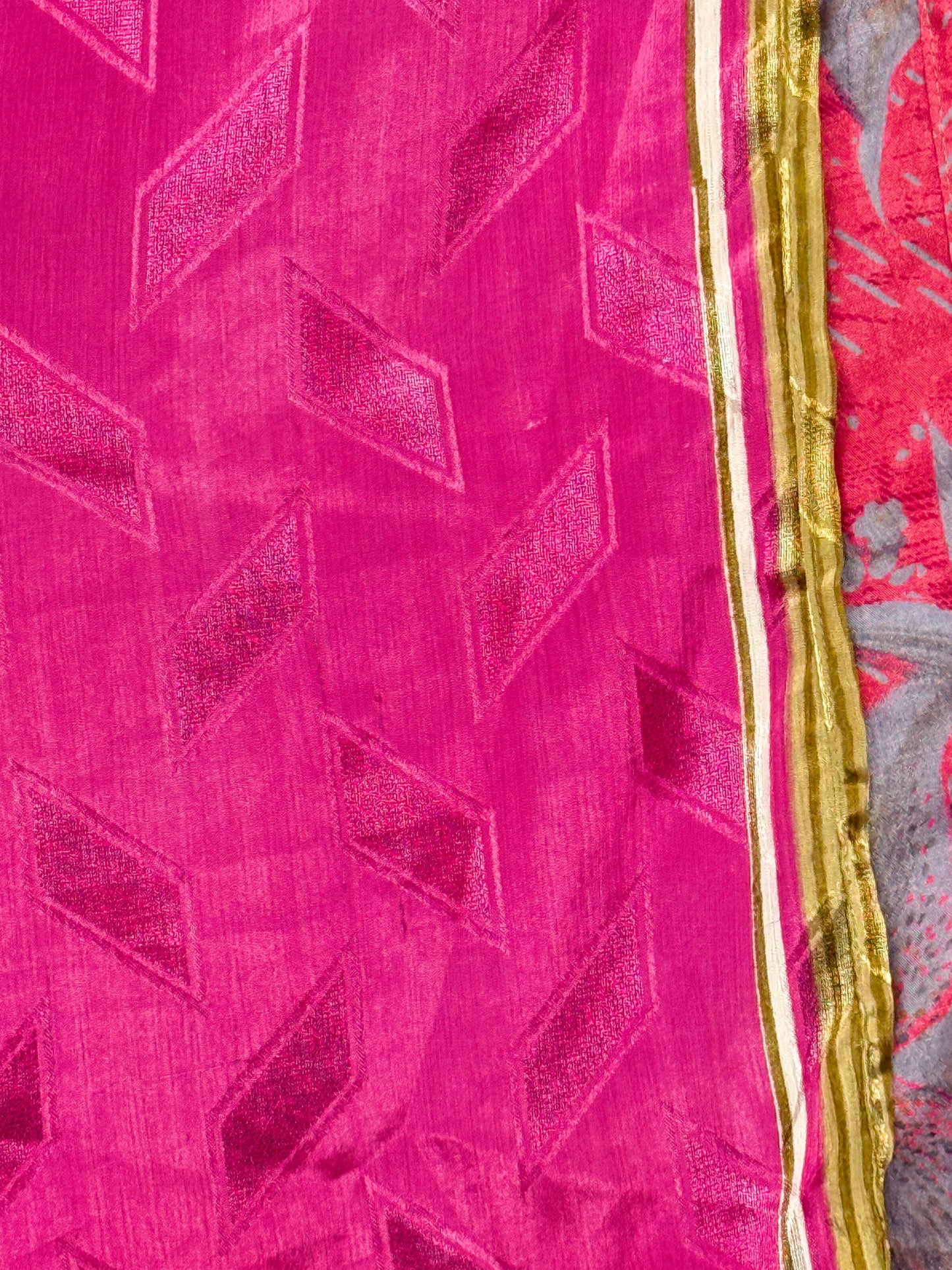 Vintage Saree Silk Wrap Skirt