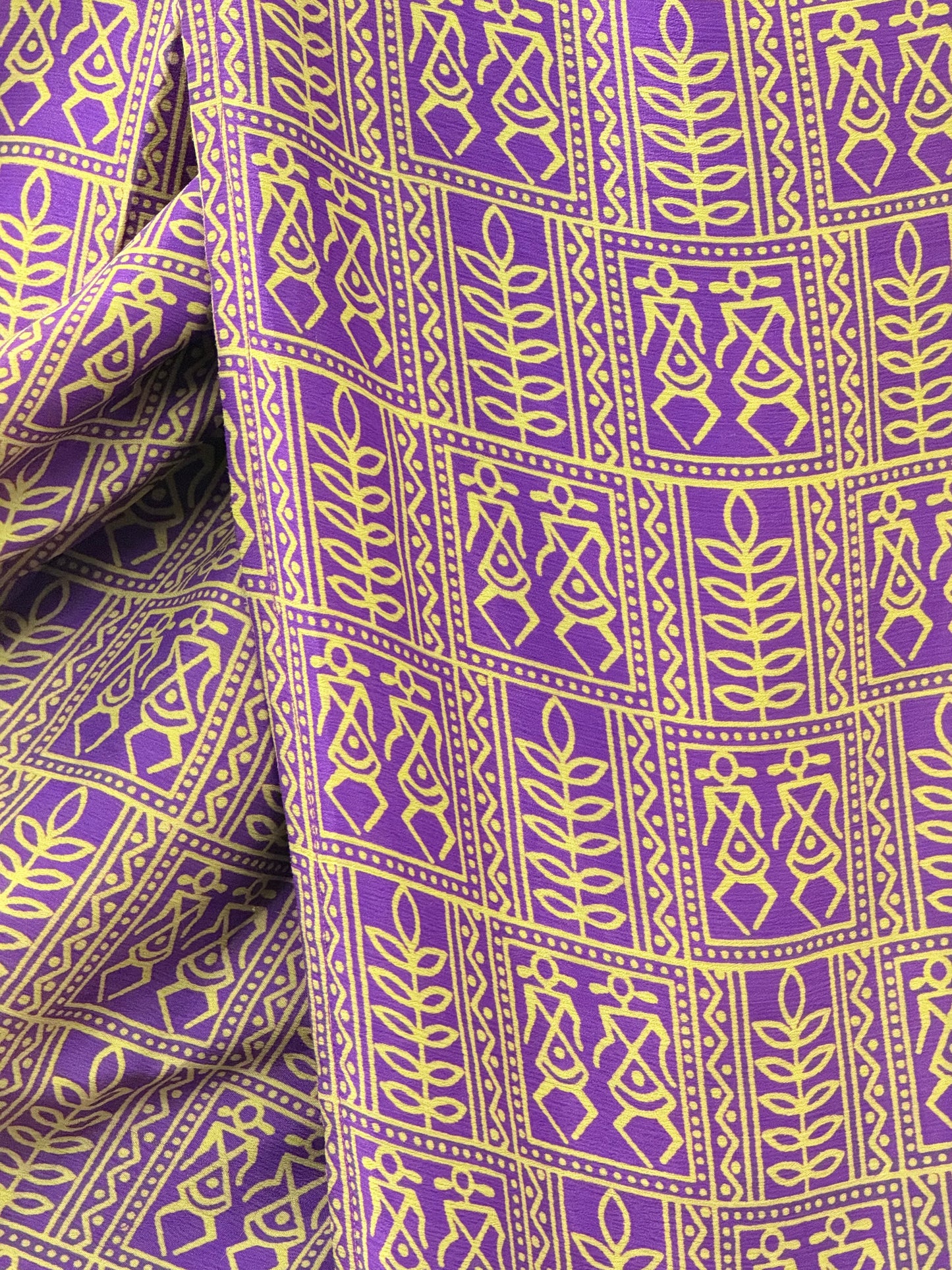 Vintage Pure Silk Saree Fabric