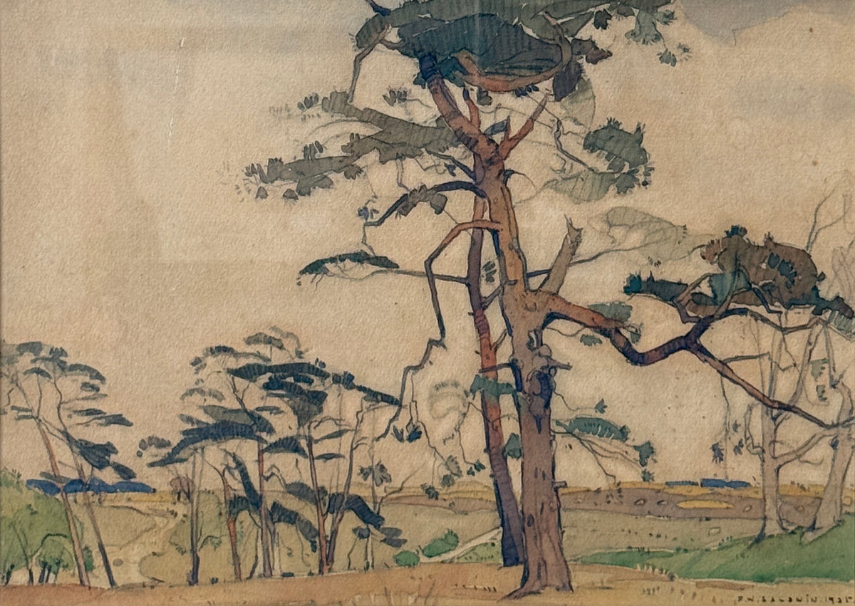 Frederick William Baldwin | Woodland Landscape, 1935