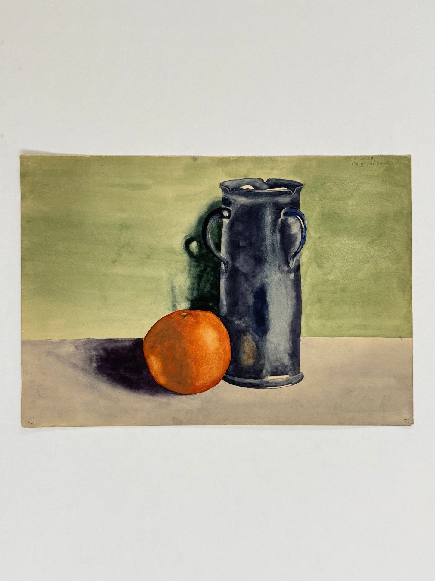 Orange and Blue Jug - MARGARET LAMB | 1929