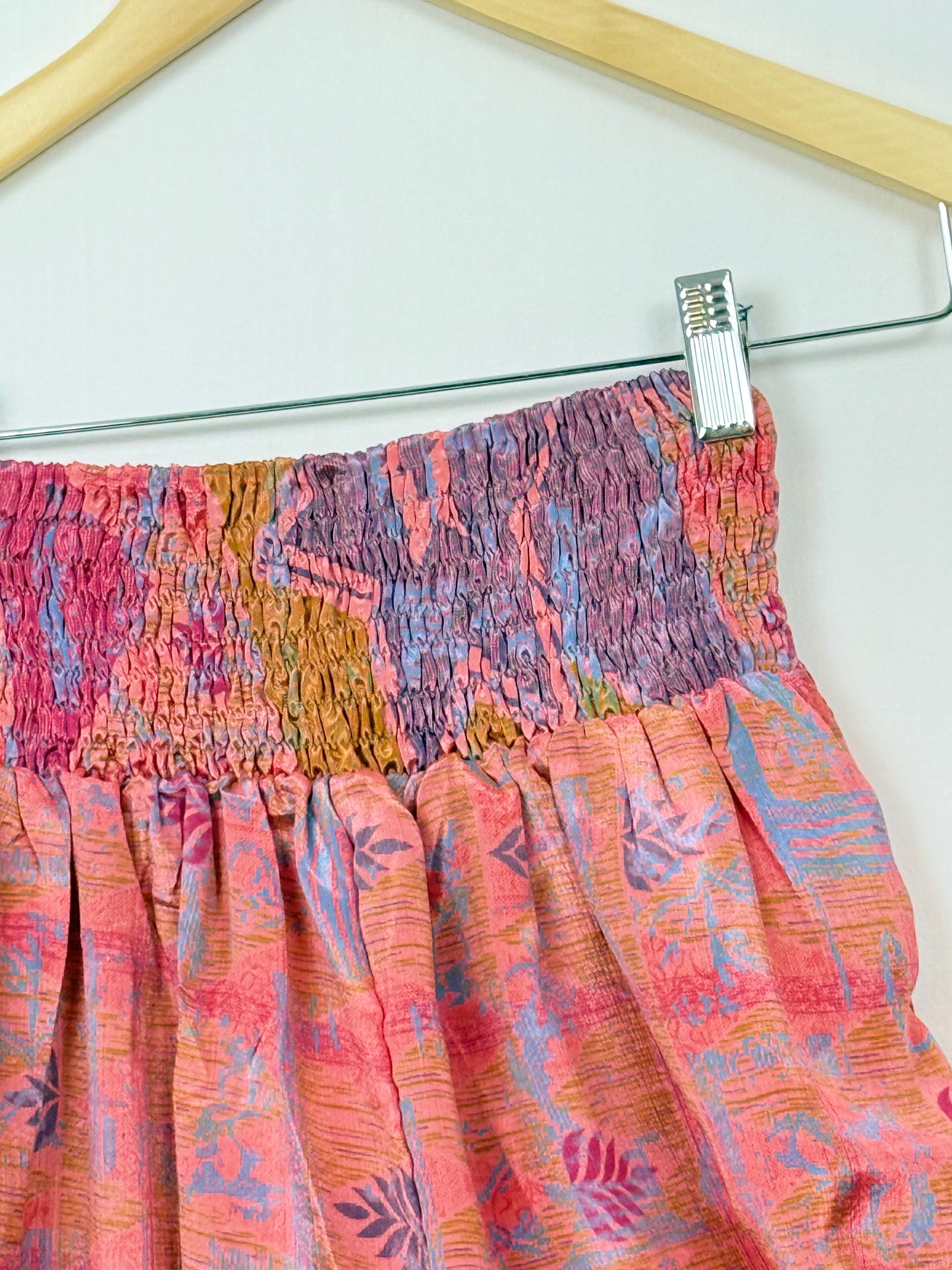 Vintage Saree Silk Trousers & Shirt Co-ordinated Set