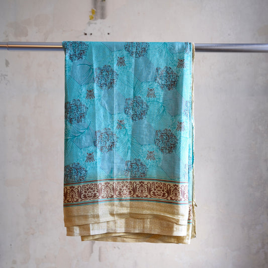 Vintage Pure Silk Saree Fabric