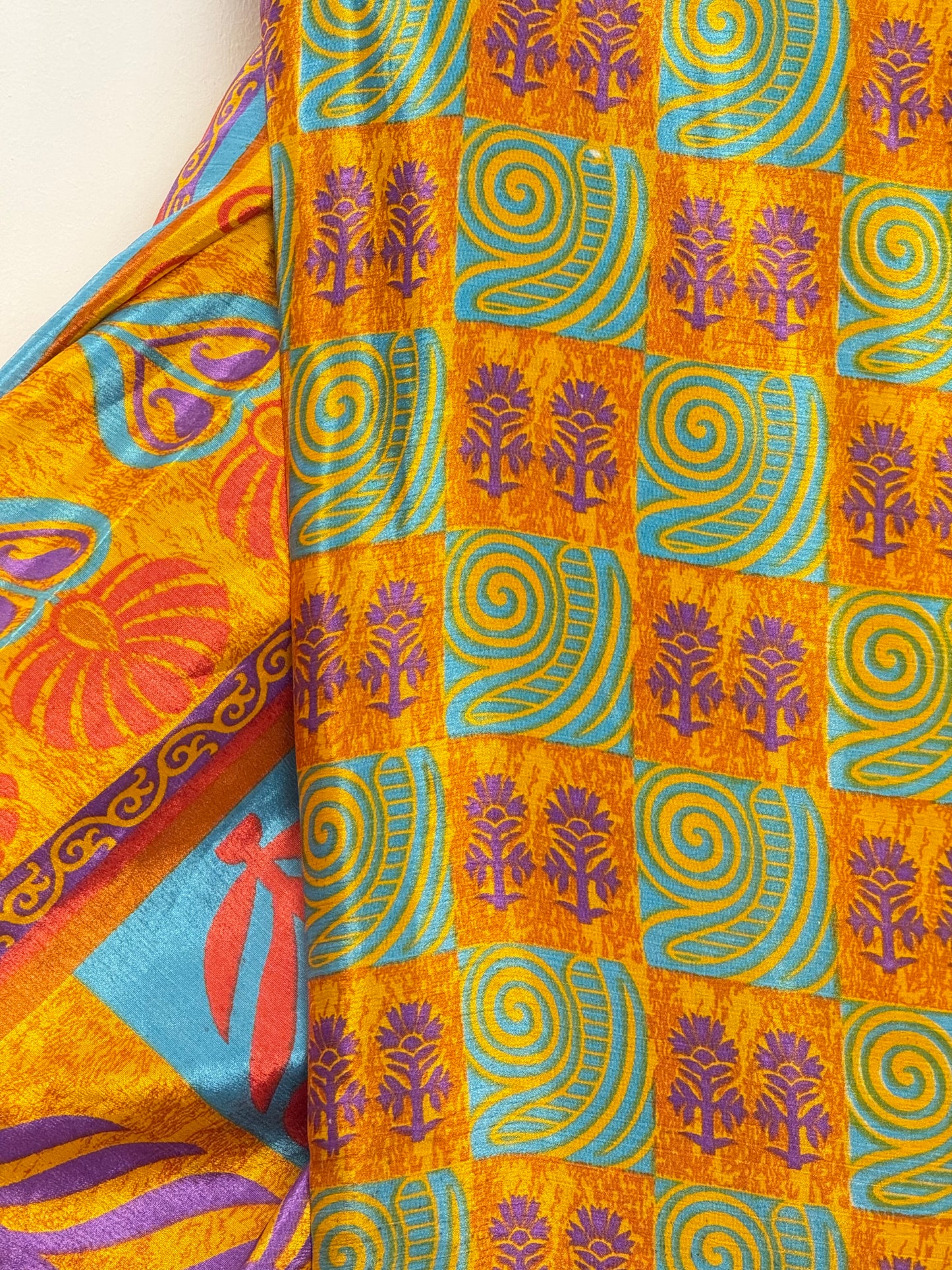 Vintage Pure Silk Saree Fabric